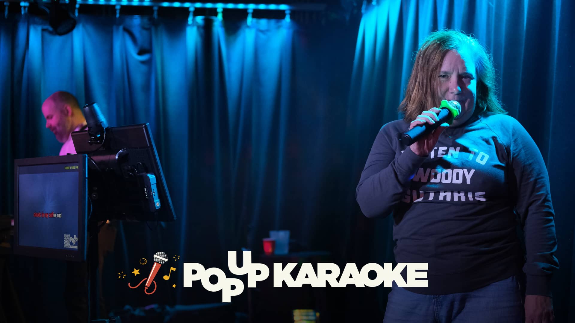Promotional image for Pop Up Karaoke on July 21, 2026, at Carol's Pub