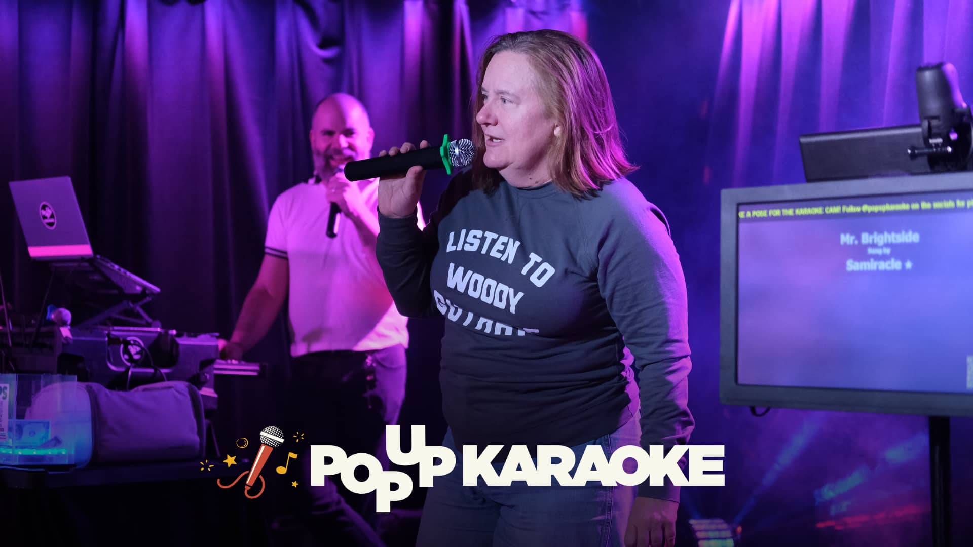 Promotional image for Pop Up Karaoke on September 2, 2025, at Carol's Pub