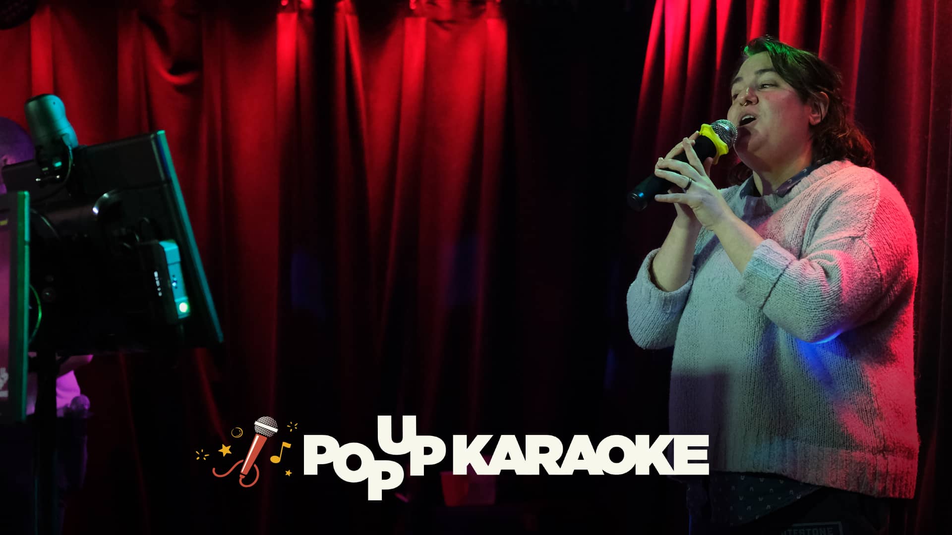 Promotional image for Pop Up Karaoke on September 16, 2025, at Carol's Pub