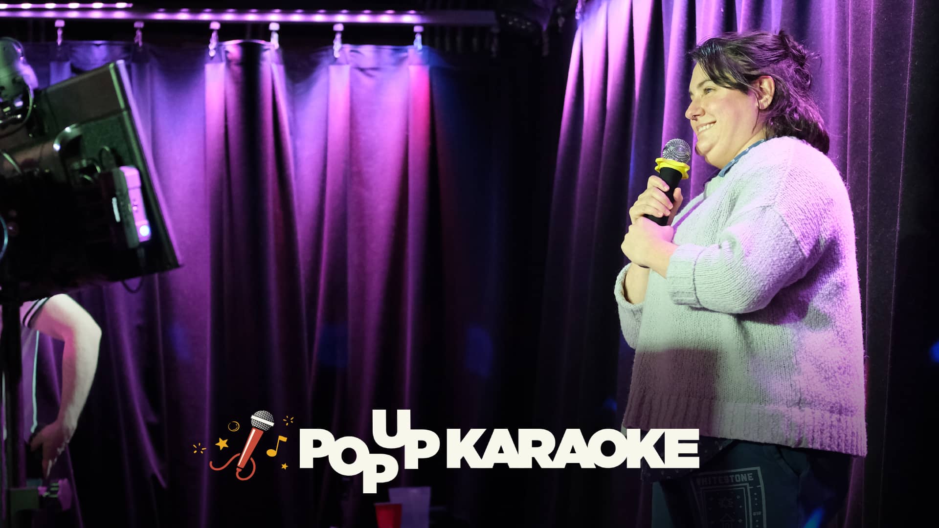 Promotional image for Pop Up Karaoke on October 7, 2025, at Carol's Pub