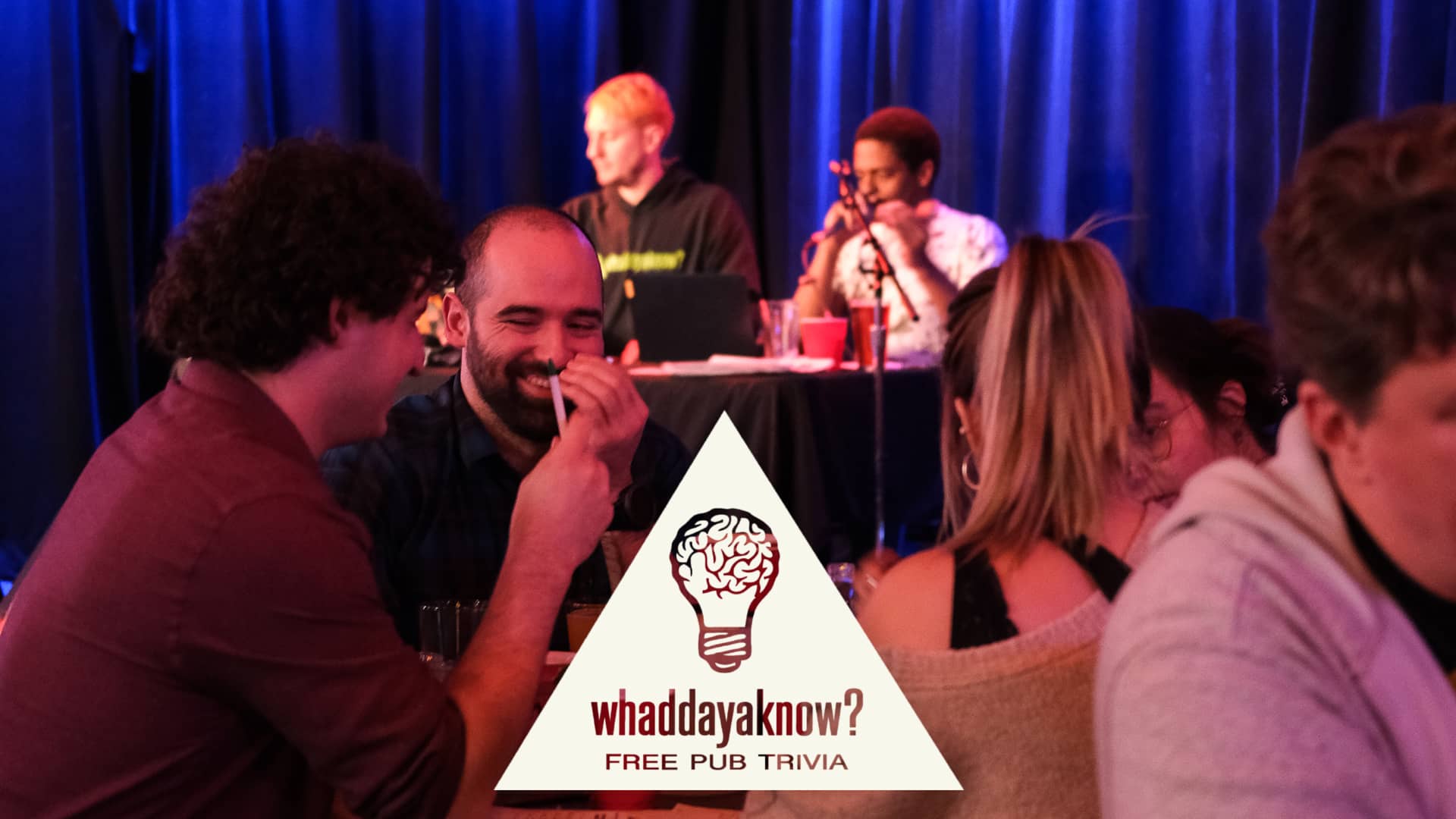 Promotional image for Whaddayaknow Trivia on November 12, 2025, at Carol's Pub