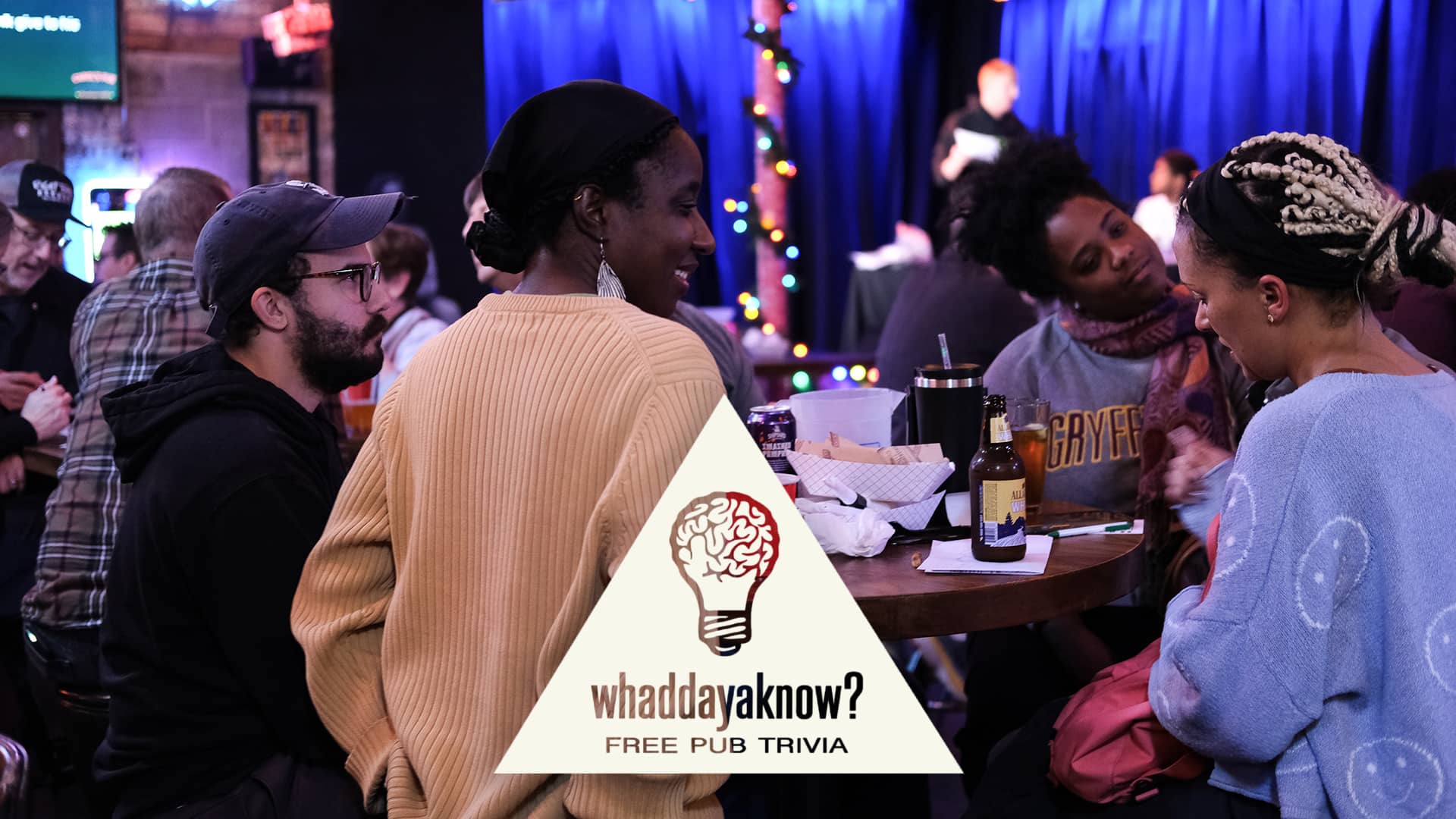 Promotional image for Whaddayaknow Trivia on November 5, 2025, at Carol's Pub