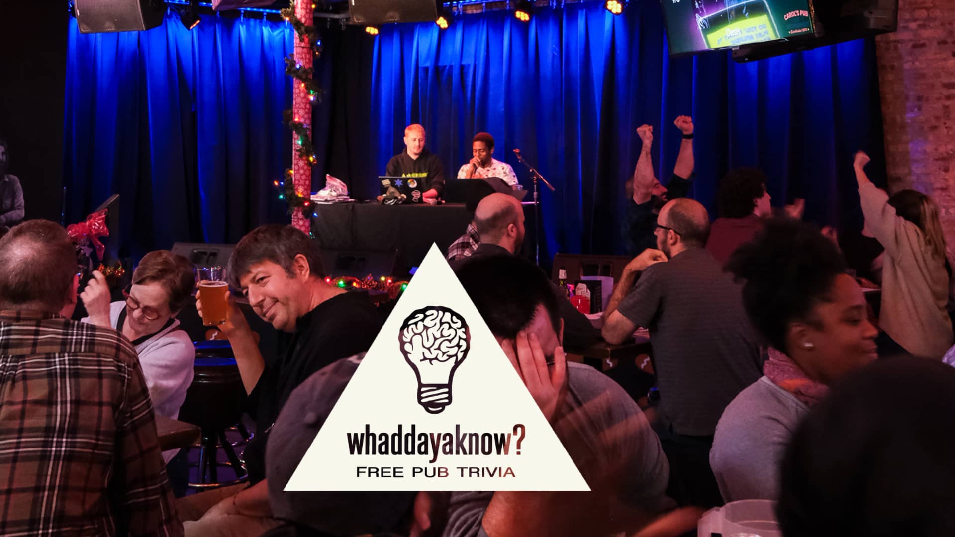 Promotional image for Whaddayaknow Trivia on September 17, 2025, at Carol's Pub